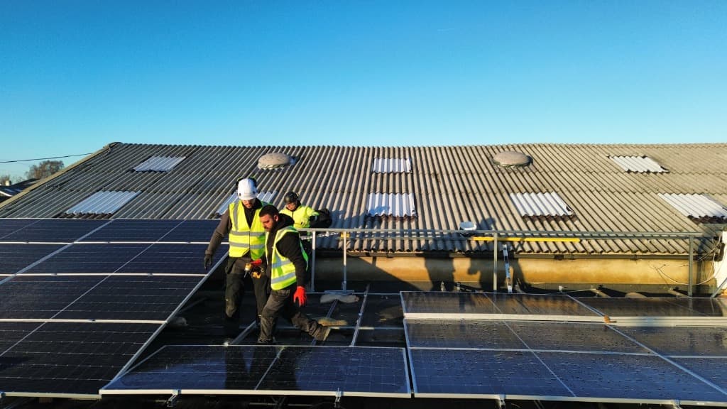 Solar panel installation training