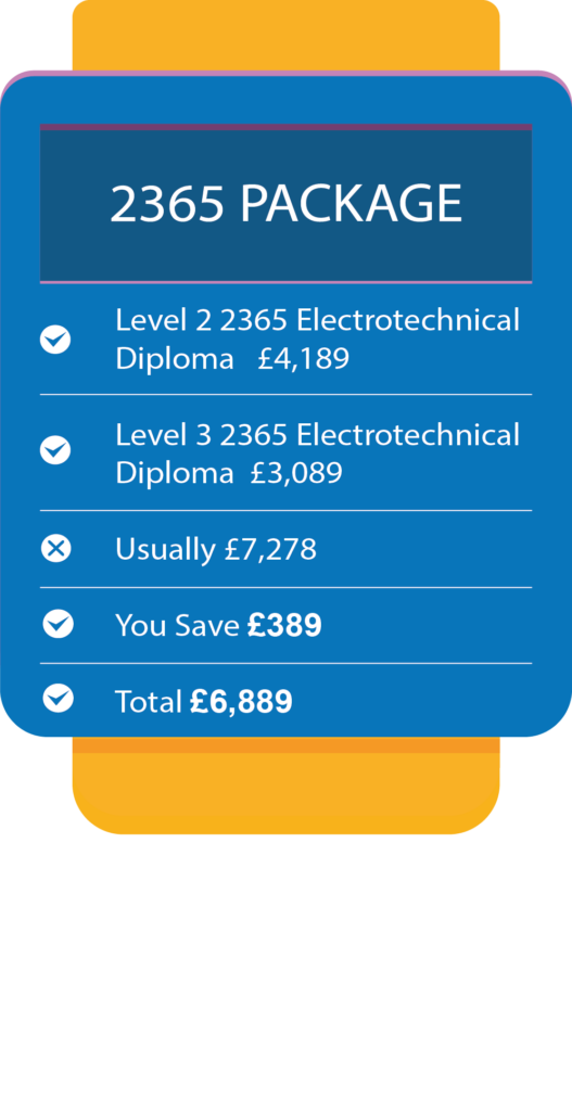 2365 Level 2 & 3 Diploma in Electrical Installations | UK Electrical Courses | www.LearnTradeSkills.co.uk