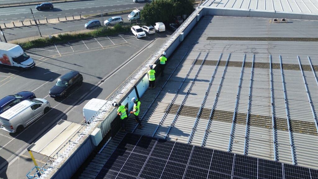 Electrician training in solar PV, battery storage, and EV charging installation at Learn Trade Skills Centre