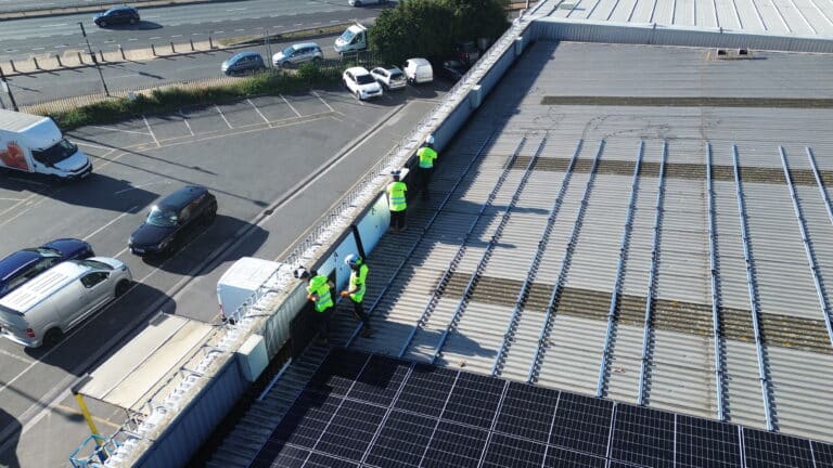 Electrician training in solar PV, battery storage, and EV charging installation at Learn Trade Skills Centre